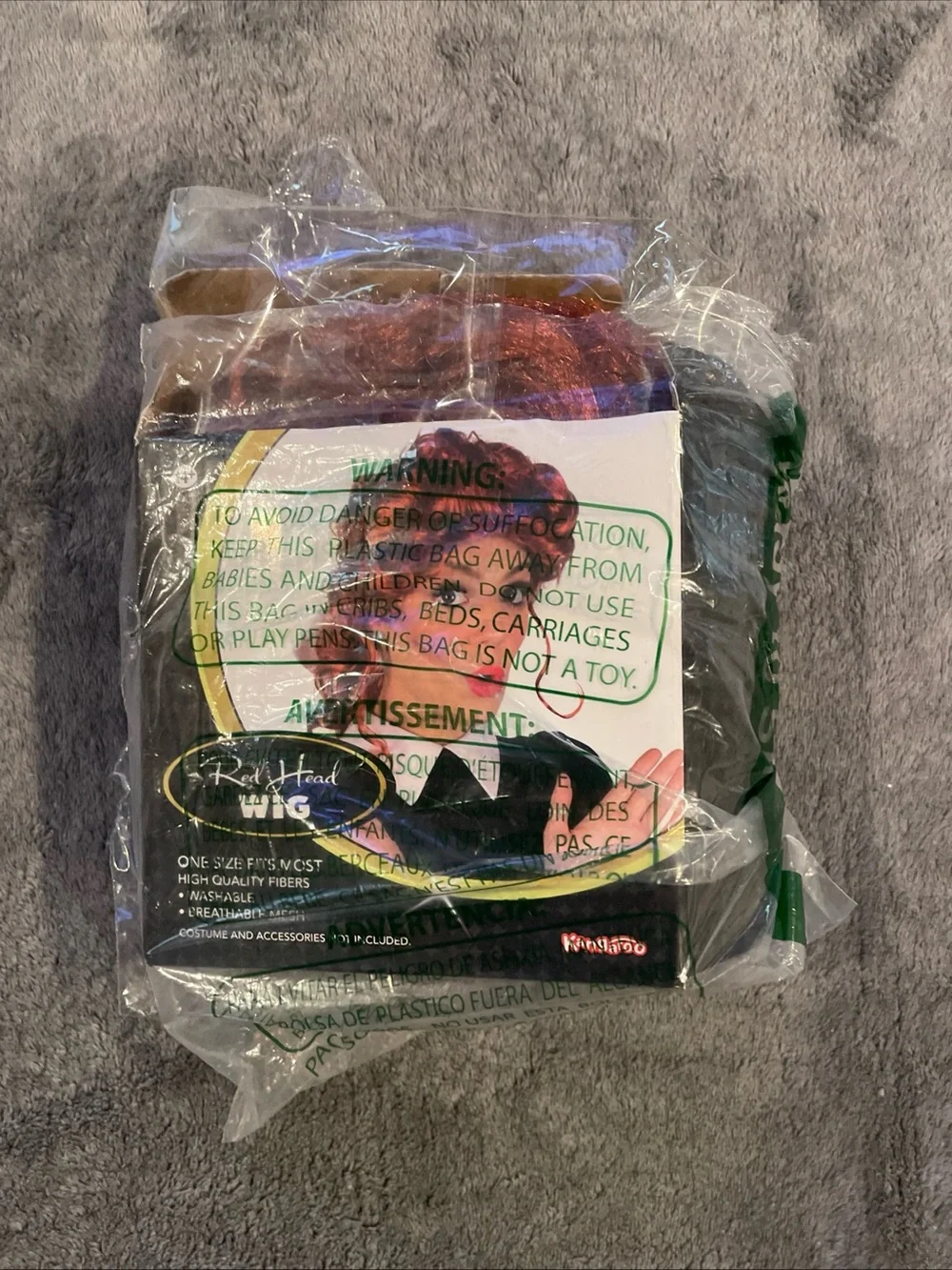 I Love Lucy Wig Red Curly Halloween Cosplay Synthetic